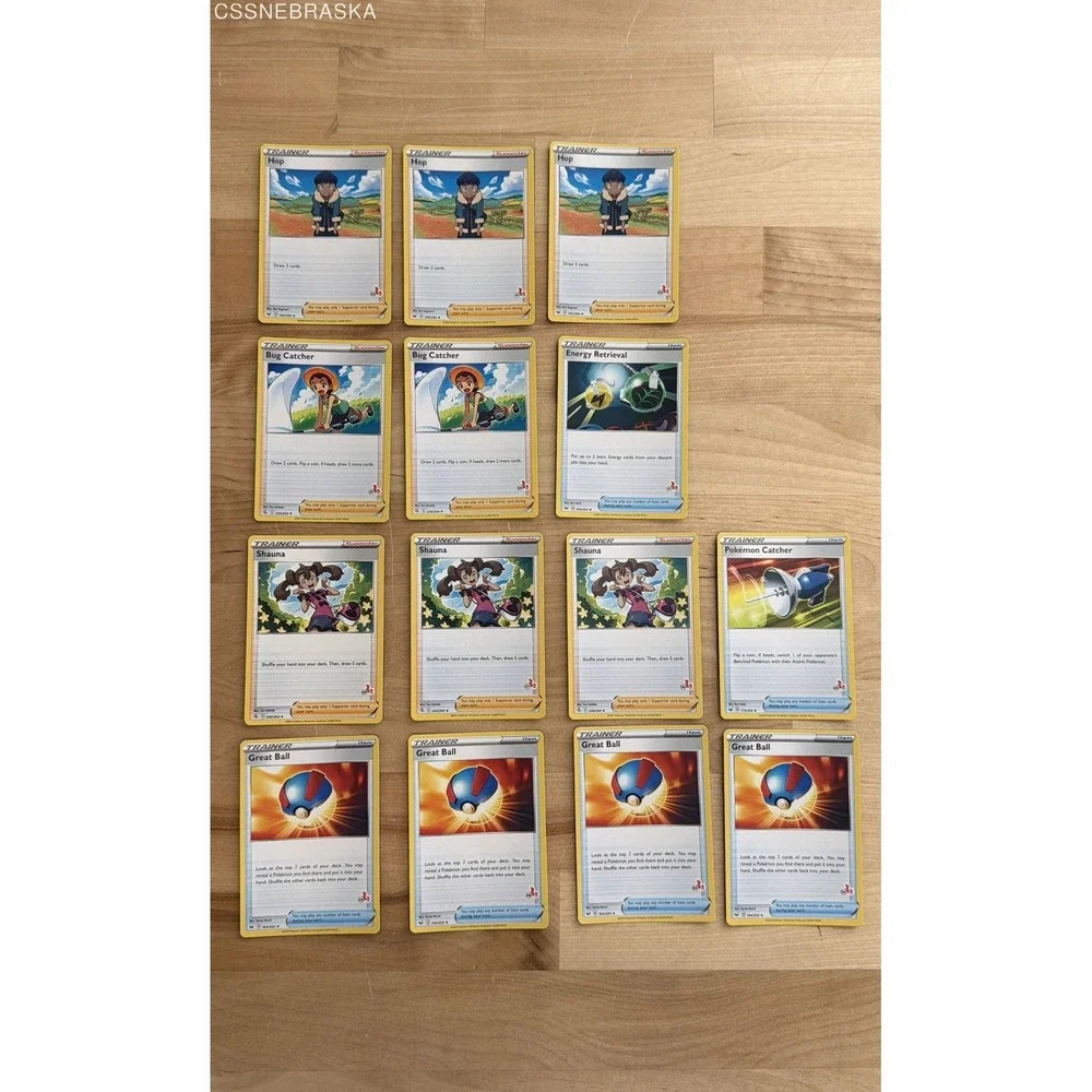Pokemon Card Lot Sword & Shield‎ Era Mixed Fire Type 52 Cards See Photos
